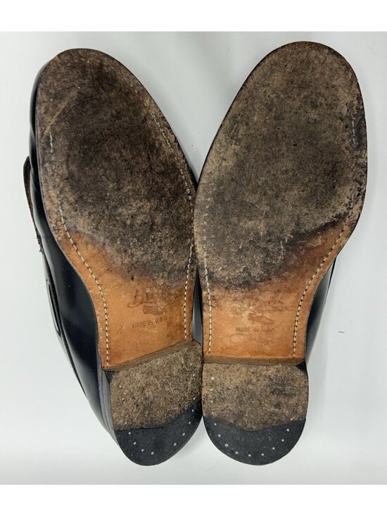 G.H. Bass Weejuns Tassel Loafers Men’s Sz 11.5 D Black Leather Kiltie Fringe USA main image 11